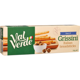 Photo of Val Verde Salt Grissini Italian Bread Sticks 125g