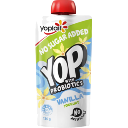 Photo of Yoplait Yoghurt Pouch Vanilla No Added Sugar 130gm