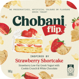 Photo of Chobani Flip Strawberry Shortcake Greek Yogurt 140g