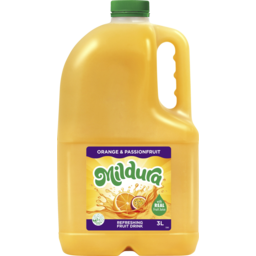 Photo of Mildura Orange & Passionfruit Fruit Drink 3l