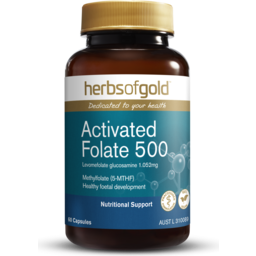 Photo of HERBS OF GOLD Activated Folate 500 60 Caps
