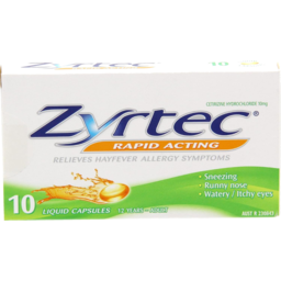 Photo of Zyrtec Liquid Capsules 10pk