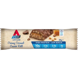 Photo of Atkins Creamy Caramel Crunch Roll Bar 50gm
