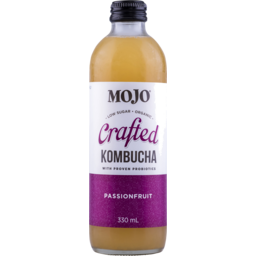 Photo of Mojo Crafted Kombucha Passionfruit 330ml