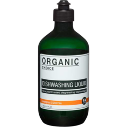 Photo of Organic Choice Dishwashing Lemongrass & Green Tea 500ml