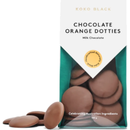 Photo of Koko Black Choc Orange Dotties Milk