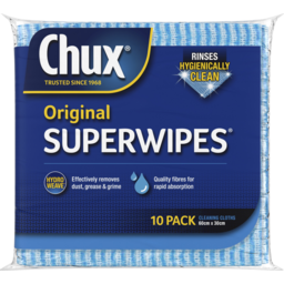 Photo of Chux Superwipes Original Cleaning Cloths 10 Pack