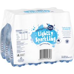 Photo of Community Co Lightly Sparkling Water 12x500ml