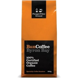 Photo of Bun Coffee Organic Plunger/Filter 250g