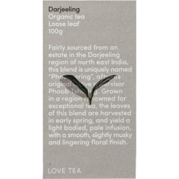 Photo of LOVE TEA:LT Darjeeling Loose Leaf Tea Org 100g