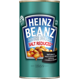 Photo of Heinz Beanz Baked Beans Salt Reduced 555g