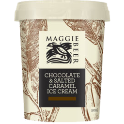 Photo of Maggie Beer Ice Cream Tub Chocolate & Salted Caramel