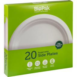 Photo of Biopak Plates  18cm 20pk