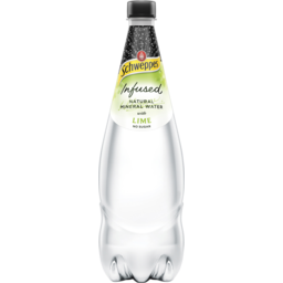 Photo of Schweppes Mineral Water Infused Lime 1.1l