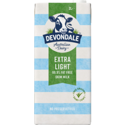 Photo of Devondale Extra Light 99.9% Fat Free Skim Long Life Milk 2l