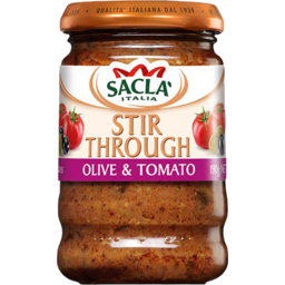 Photo of Sacla Stir Through Olive & Tomato Pasta Sauce