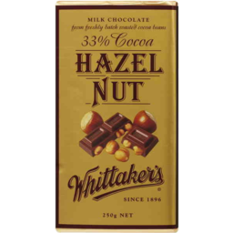 Photo of Whittaker's Chocolate Block Roasted Whole Hazelnut