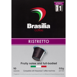 Photo of Brasilia Ristretto Coffee Capsules