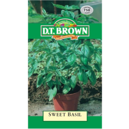 Photo of D.T.Brown Seeds Sweet Basil 