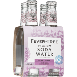 Photo of Fever-Tree Premium Soda Water 4x200ml