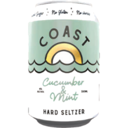Photo of Coast Cucumber & Mint Hard Seltzer 4x330ml