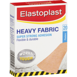 Photo of Elastoplast Heavy Fabric Super Strong Adhesion Plasters 20 Pack