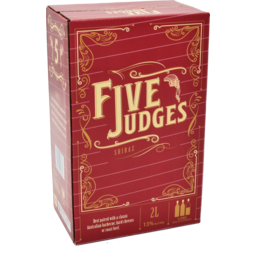 Photo of Five Judges Shiraz Cask 2l