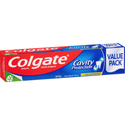 Photo of Colgate Cavity Protection Toothpaste Value Pack Great Regular Flavour, For Calcium Boost