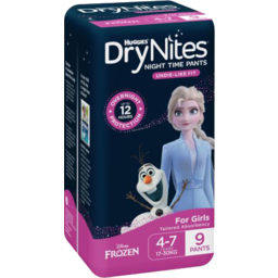 Photo of Huggies Dry Nites Night Time Pants For Girls Frozen 4-7 Years 17-
