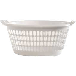 Photo of Huro Oval Laundry Basket White
