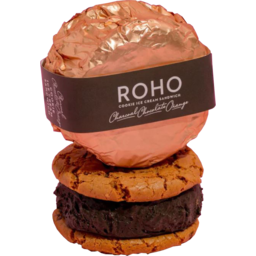 Photo of Roho Charcoal Choc Orange Ice Cream Sandwich