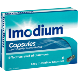 Photo of Imodium Rx Imodium Diarrhoea Relief Capsules 8 Pack