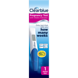 Photo of Clearblue Pregnancy Test With Weeks Digital Indicator