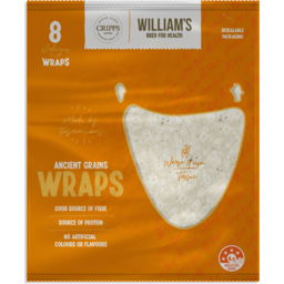 Photo of William's Wraps Antient Grains 8 Pack