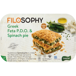 Photo of Filosophy Greek Feta P.D.O & Spinach Pie