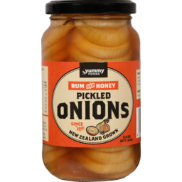 Photo of Yummy Foods Pickled Onions Rum & Honey 400g