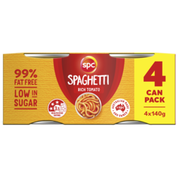 Photo of Spc Spaghetti Rich Tomato 4 Pack 140g