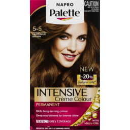 Photo of Schwarzkopf Napro Palette Light Gold Brown 5-5 Permanent Hair Colour One Application