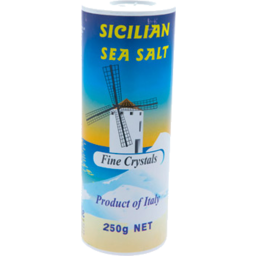 Photo of BORROMETI Sicilian Sea Salt Fine 250g Tube