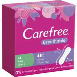 Photo of Carefree Liners Aloe Breathable 48 Pack