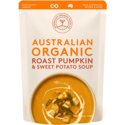 Photo of Australian Organic Food Co. Pumpkin Swt Potato Soup 330gm