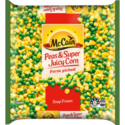 Photo of Mccain Vegetables Peas And Super Juicy Corn 1kg 1kg