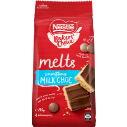 Photo of Nestle Bakers Choice Milk Chocolate Melts 290g