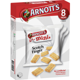 Photo of Arnott's Mini Scotch Finger Biscuits Multi Pack 200gm