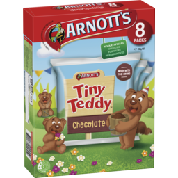 Photo of Arnotts Tiny Teddy Chocolate 8 Pack 200g