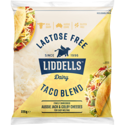 Photo of Liddells Lactose Free Taco Blend Shredded Cheese