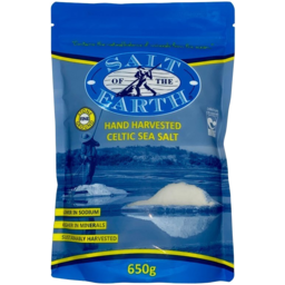 Photo of SALT OF THE EARTH:SE Celtic Sea Salt Fine 650g