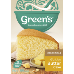 Photo of Greens Essentials Golden Butter Cake Mix 340g