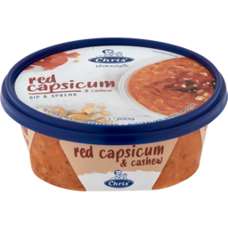 Photo of Chris' Dip Traditional Red Capsicum & Cashew 200g
