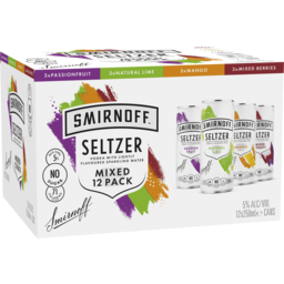 Photo of Smirnoff Seltzer Mixed 5%
